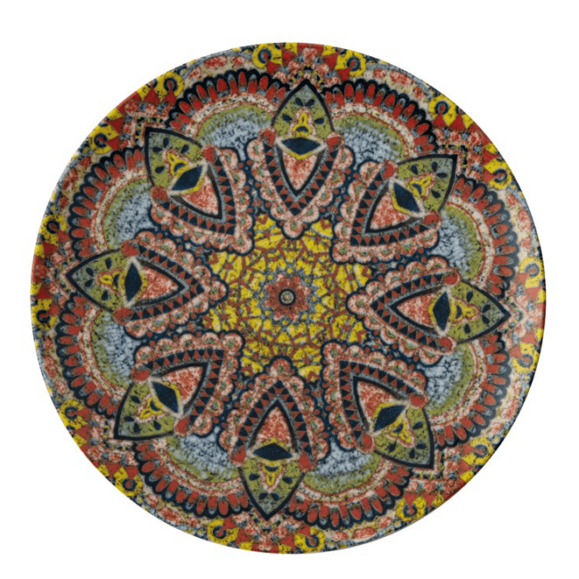 Piatto piano mandala cm.27,5