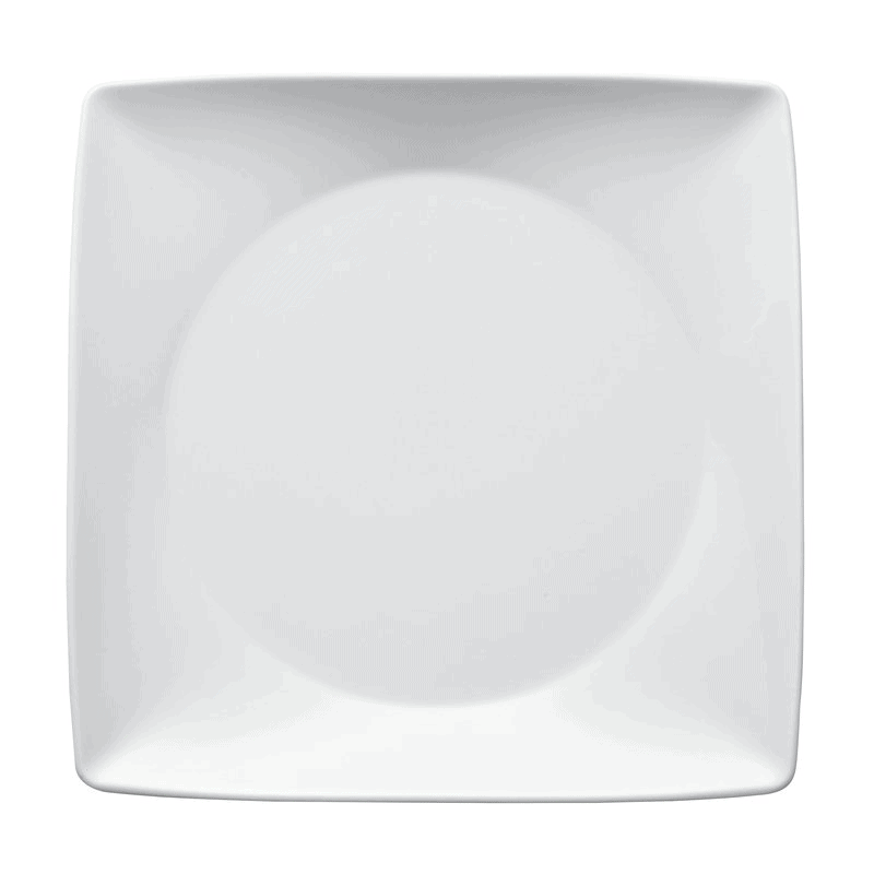 Piatto piano quadeato omnia cm.23×23