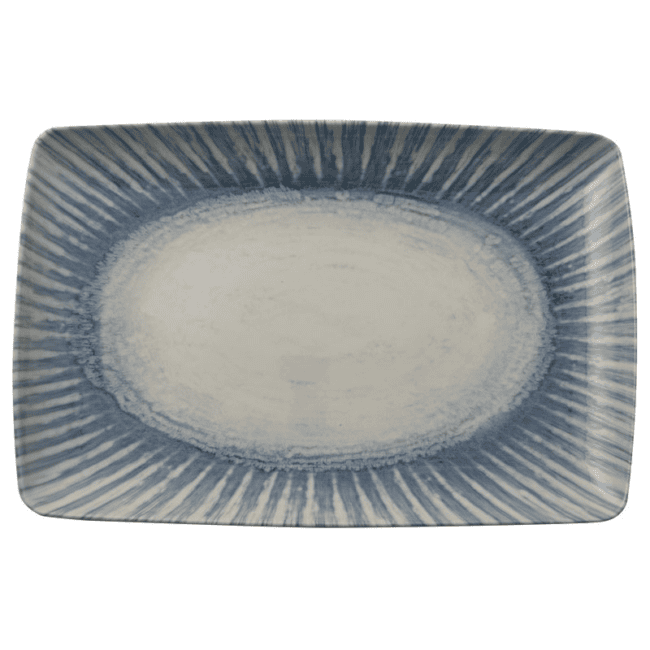 Piatto piano rettangolare sunlight blu cm.35×22