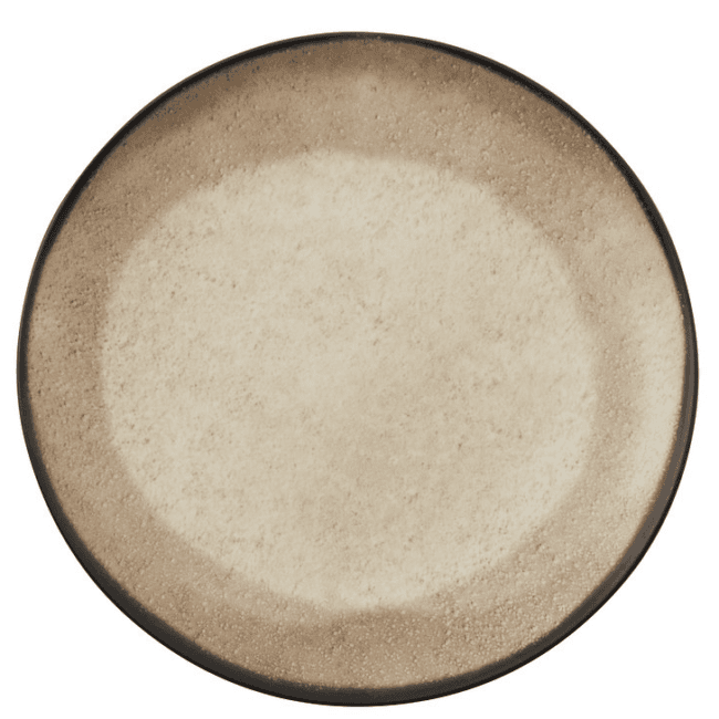 Piatto piano shade matt earth cm.27,5