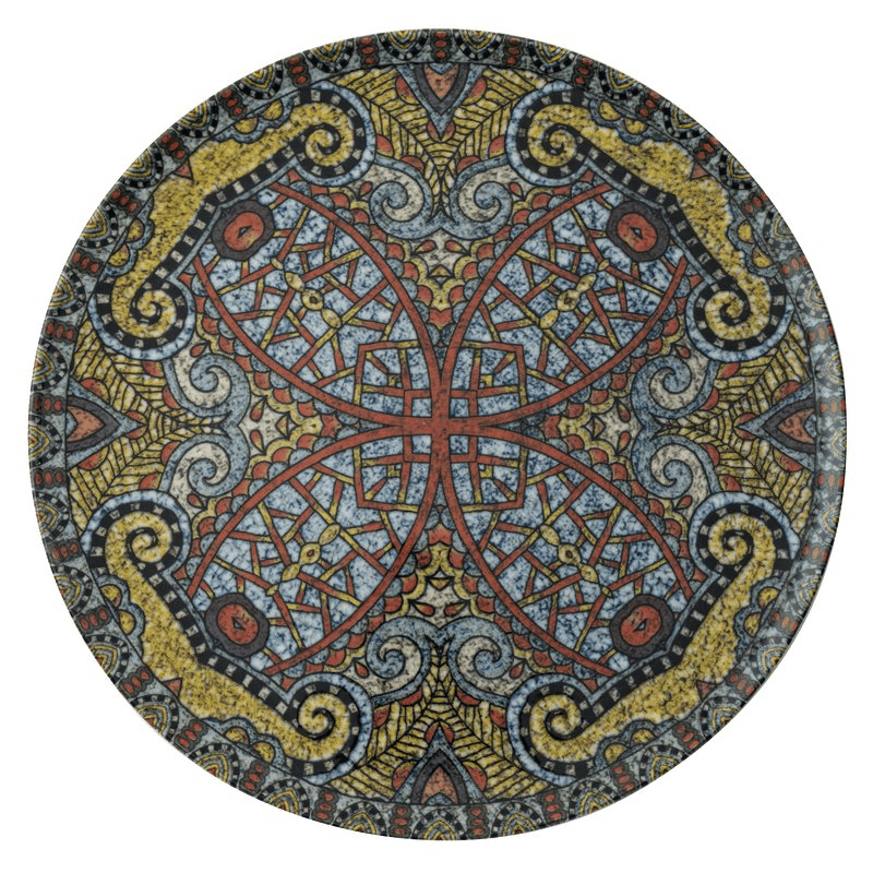 Piatto pizza mandala cm.32