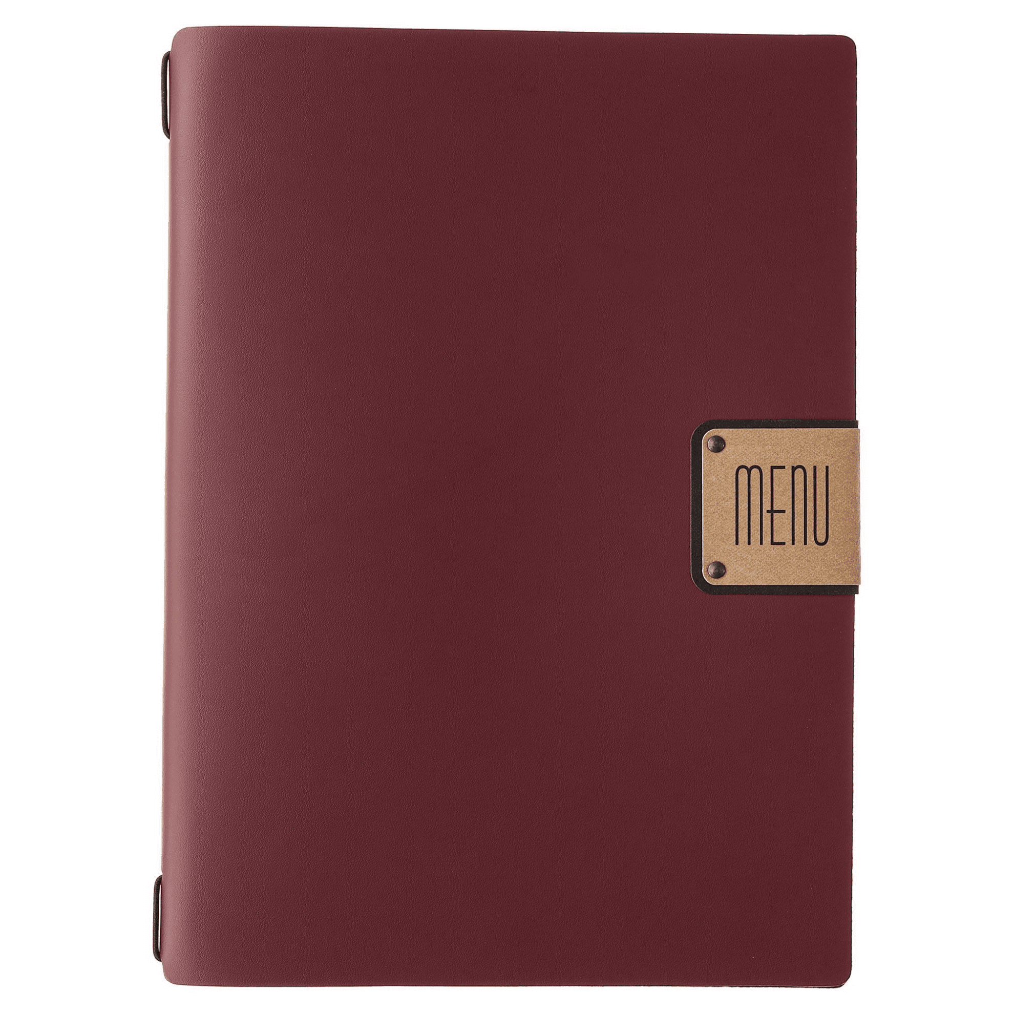 Porta menu portofino premium bordeaux a4 solo elastico