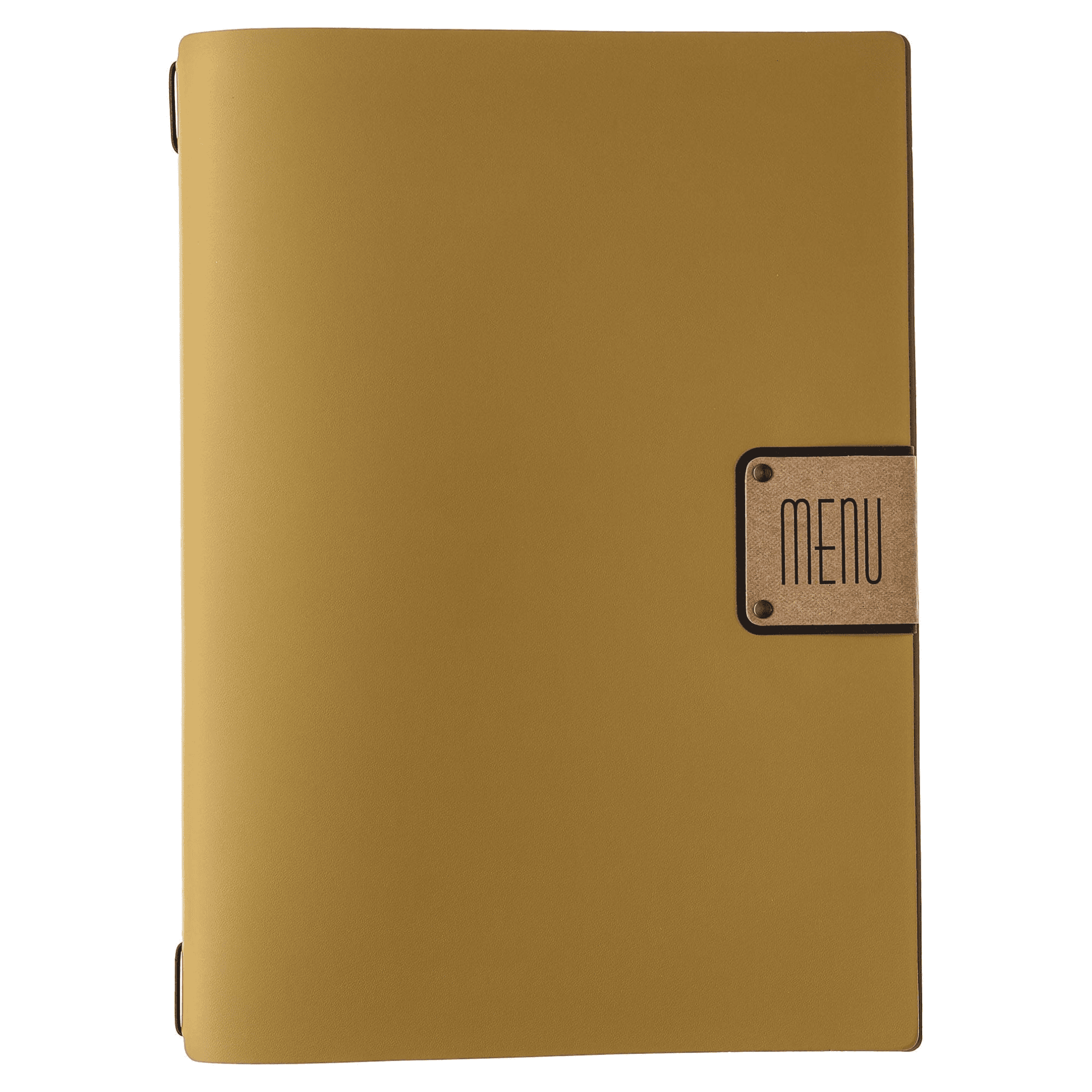 Porta menu portofino premium ocra a4 solo elastico