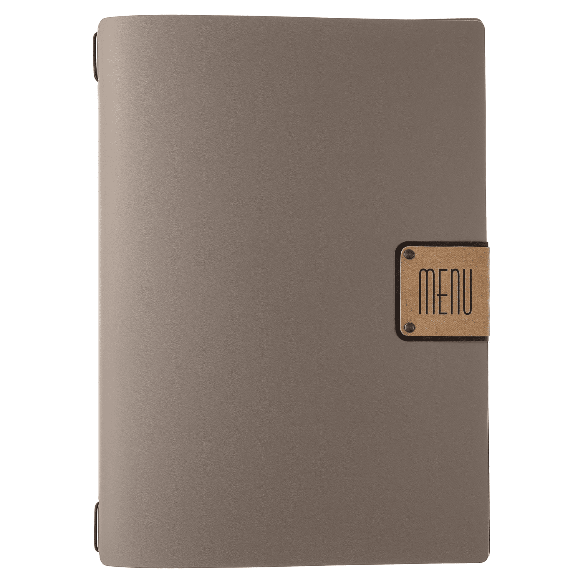 Porta menu portofino premium tortora a4 solo elastico