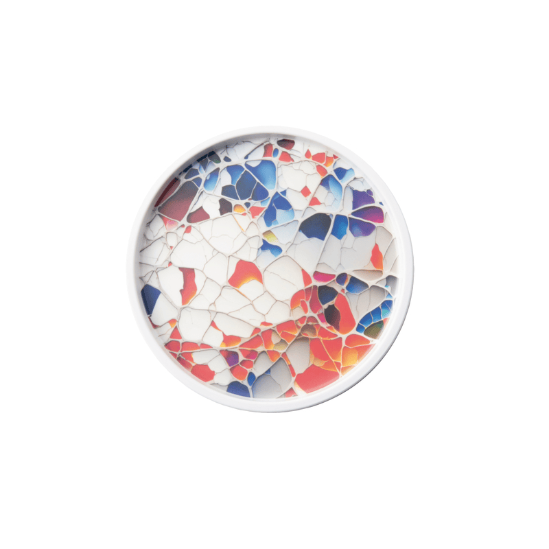 Piatto frutta melamina walled mosaic multicolor cm.18