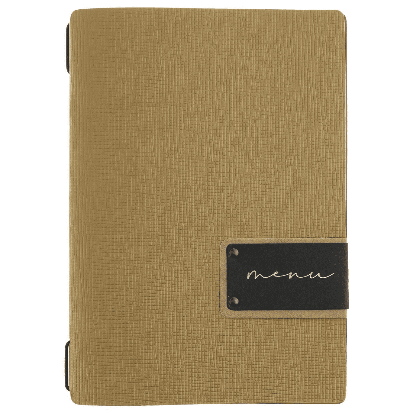 Porta menu chef ocra a5 solo elastico