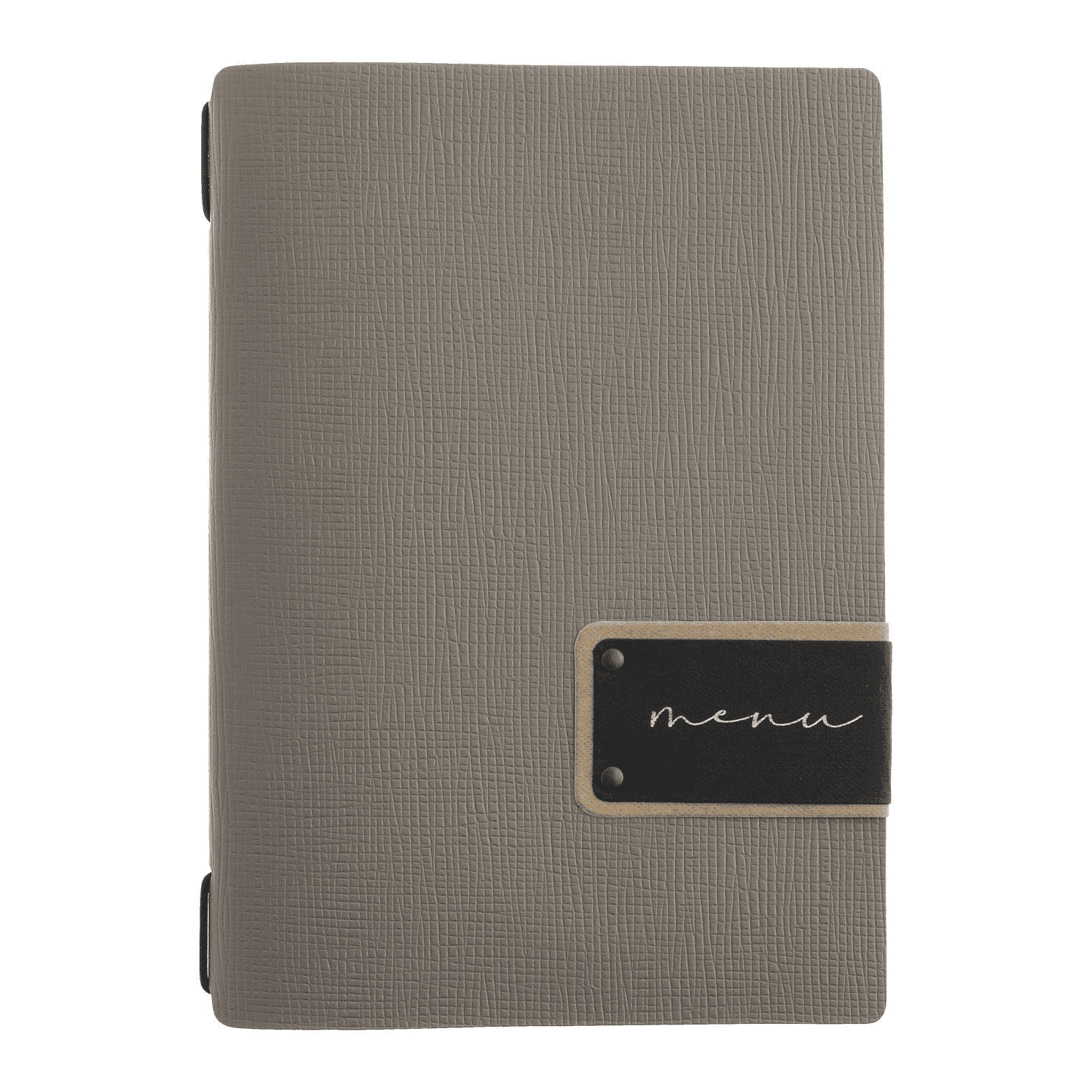 Porta menu chef tortora a5 solo elastico