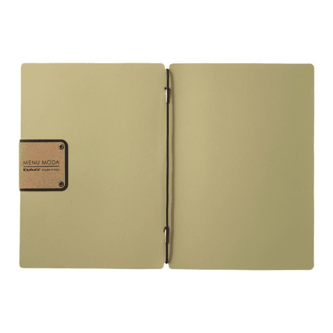 Porta menu portofino premium salvia a5 solo elastico