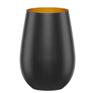 Bicchiere olympic nero oro cl.46,5