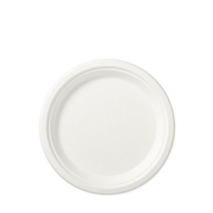 Cartone 1000 piatti bio eco polpa di cellulosa compostabile cm.18