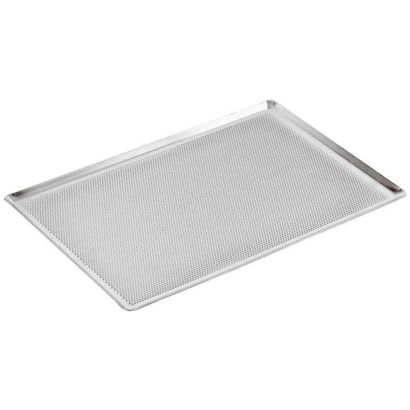 Teglia alluminio microforata cm.60x40x1h
