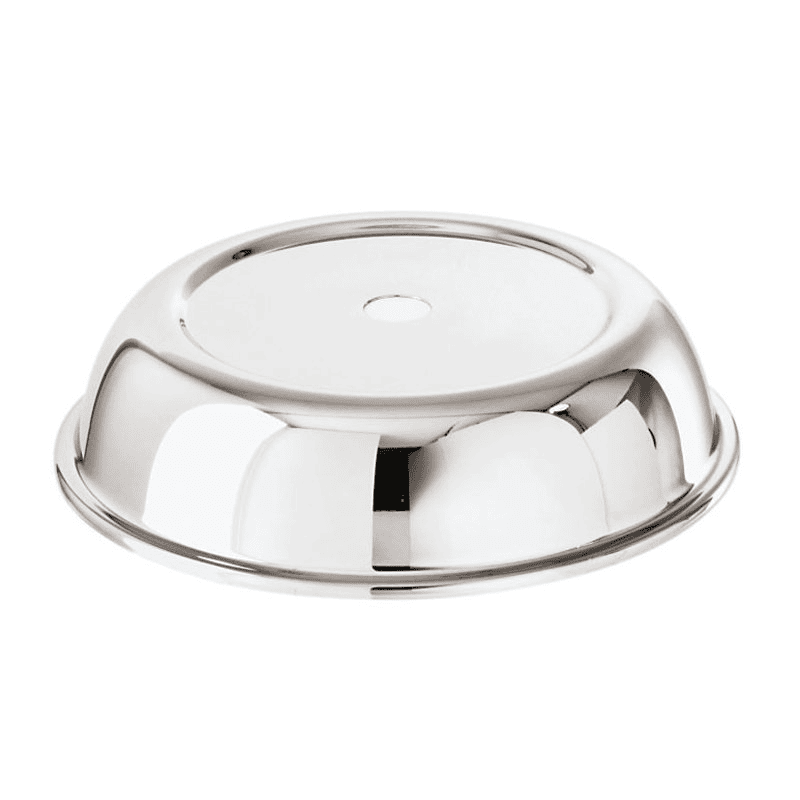 Cloche inox copripiatti cm.20x5h.