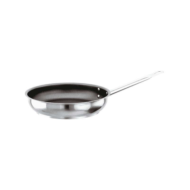 Padella antiaderente un manico series 1000 inox cm.28