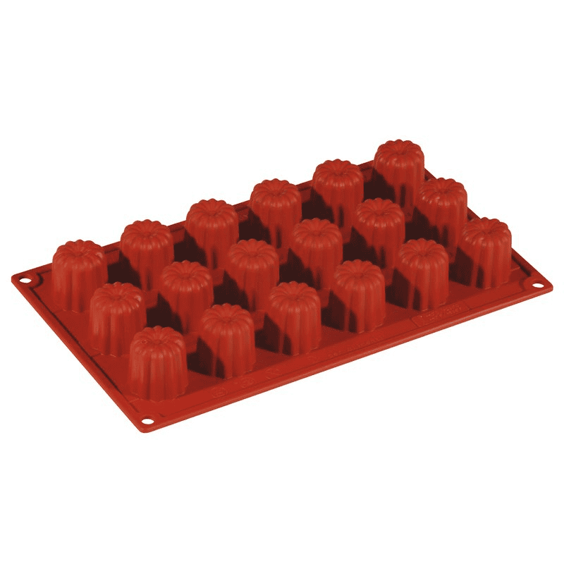 Stampo silicone 18 mini cannelle mm.35x35h
