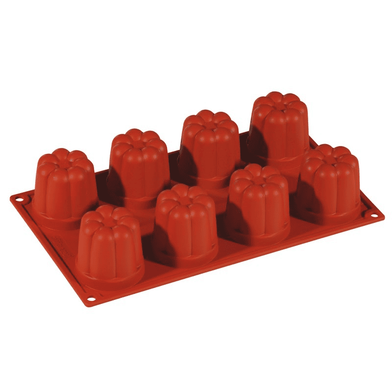 Stampo silicone 8 bavarese mm.57x57h