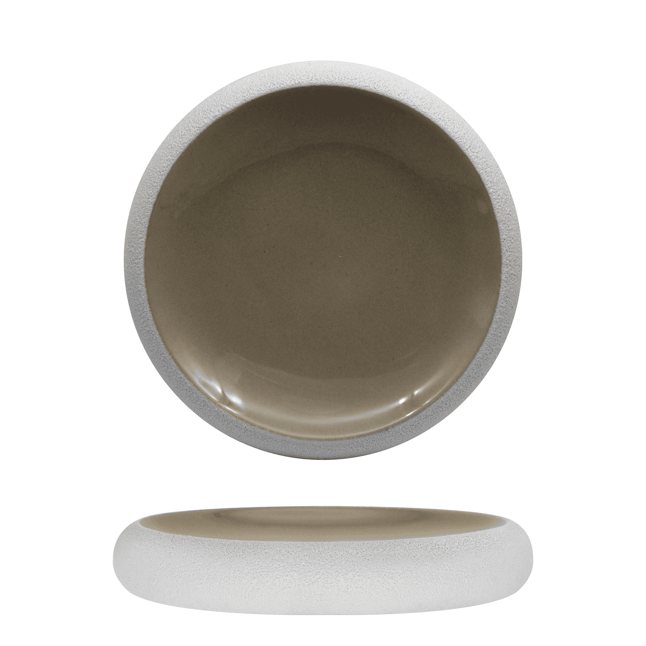 Piatto alto genesys evo grey cm.27