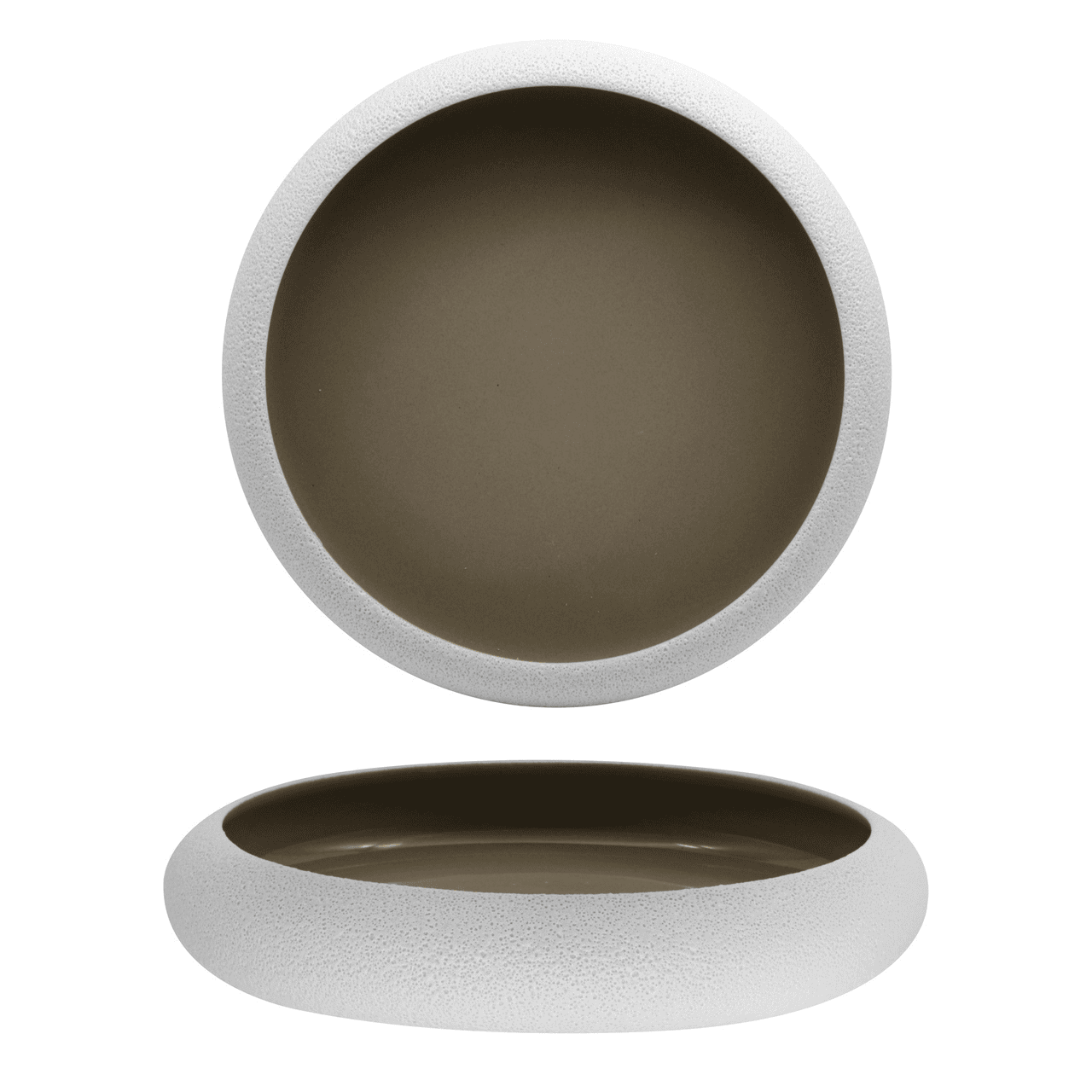 Piatto alto nido genesys evo grey cm.27×4,8h
