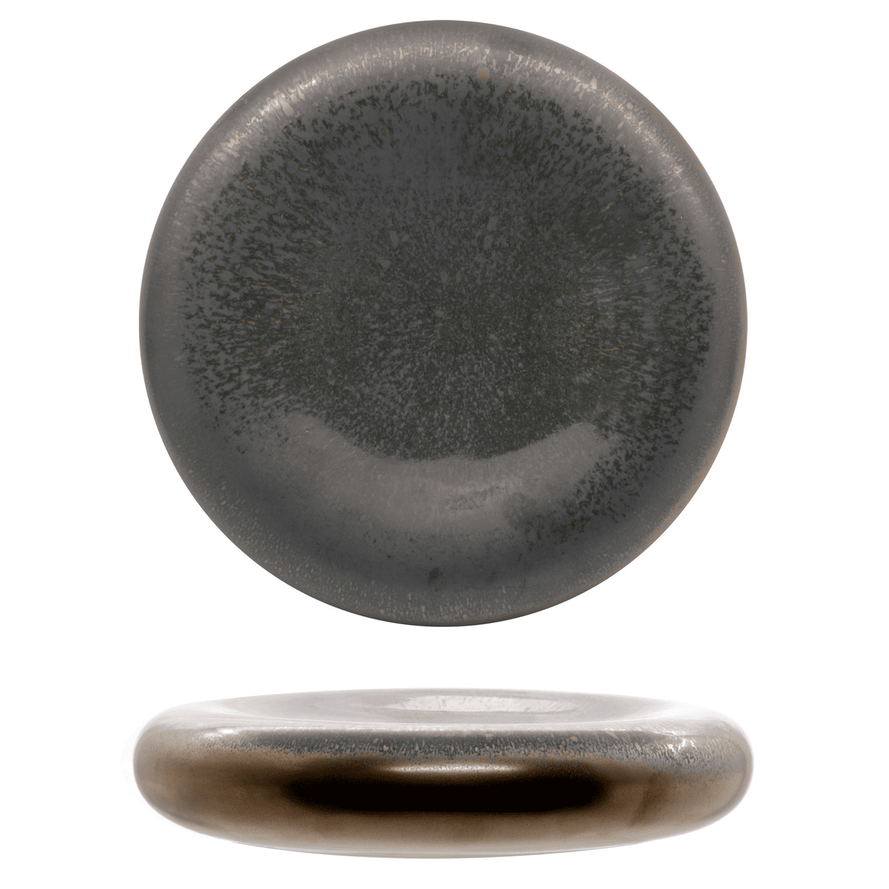 Piatto alto tondo oxide cm.20,2×5,3h