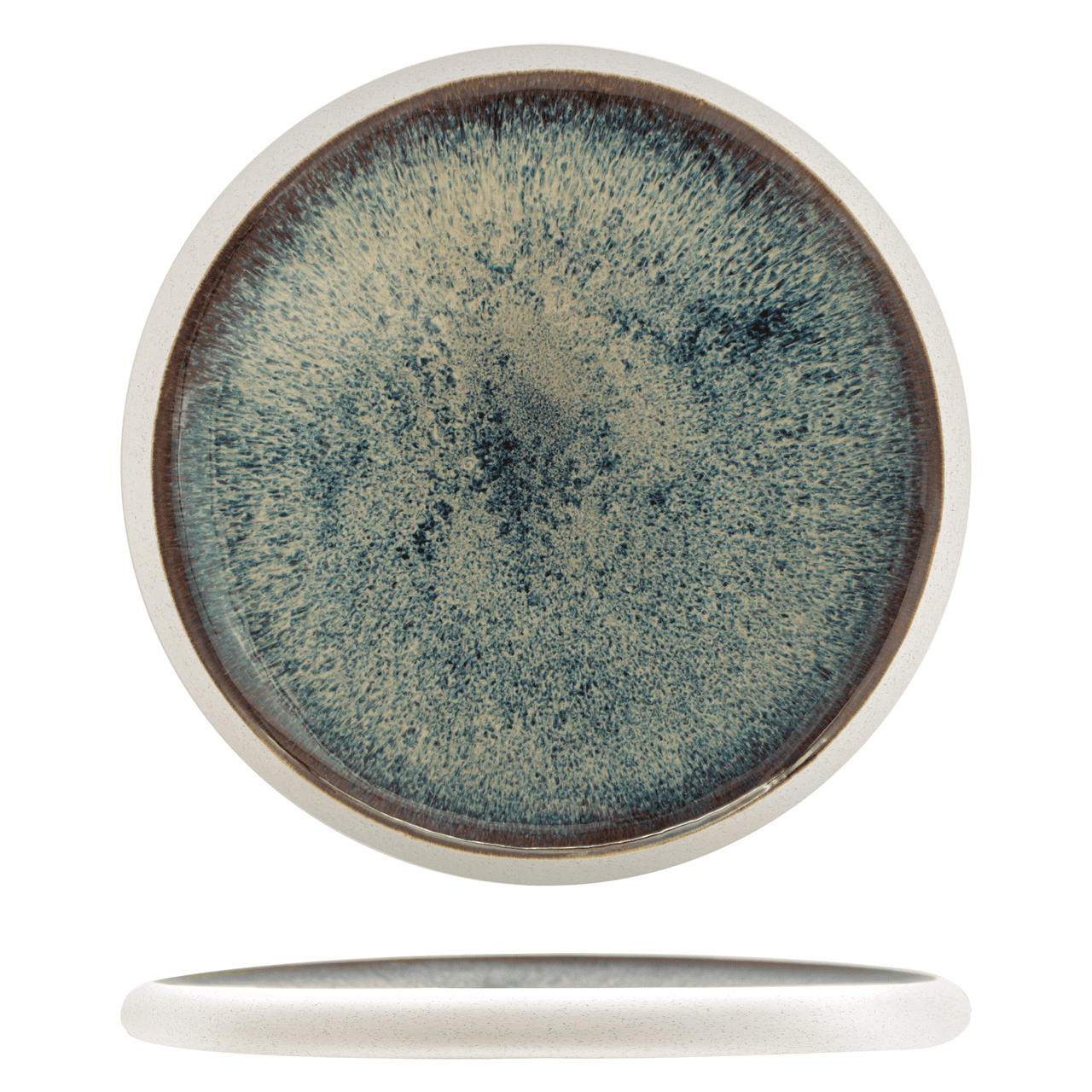 Piatto basso genesys blu cm.23