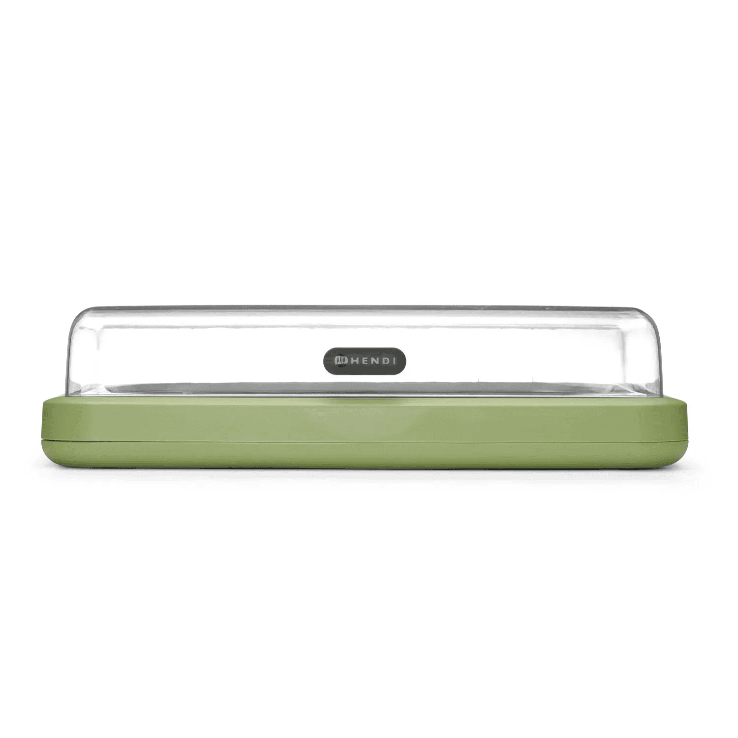 Vassoio vetrinetta con elemento raffreddante e coperchio uniq verde gn 1/1