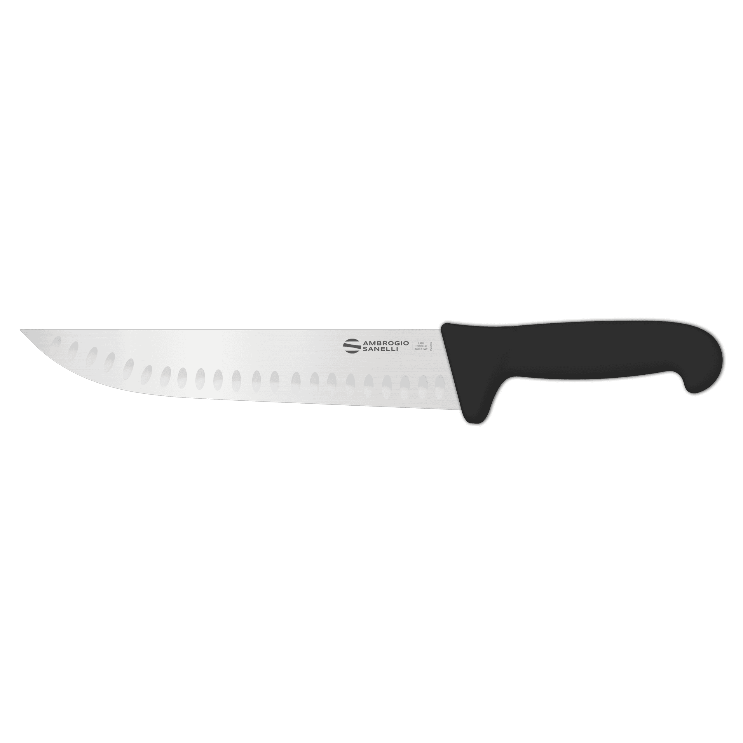 Coltello francese lama alveolata supra cm.24