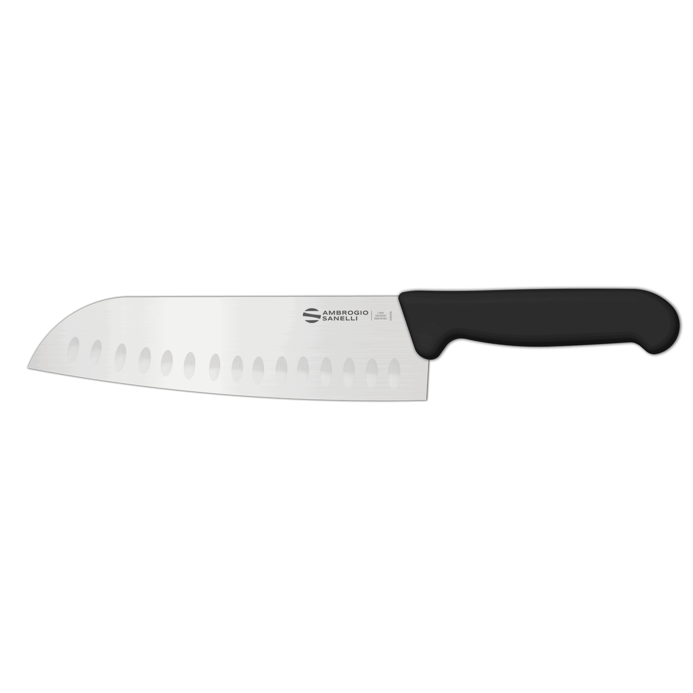 Coltello santoku lama alveolata supra cm.18