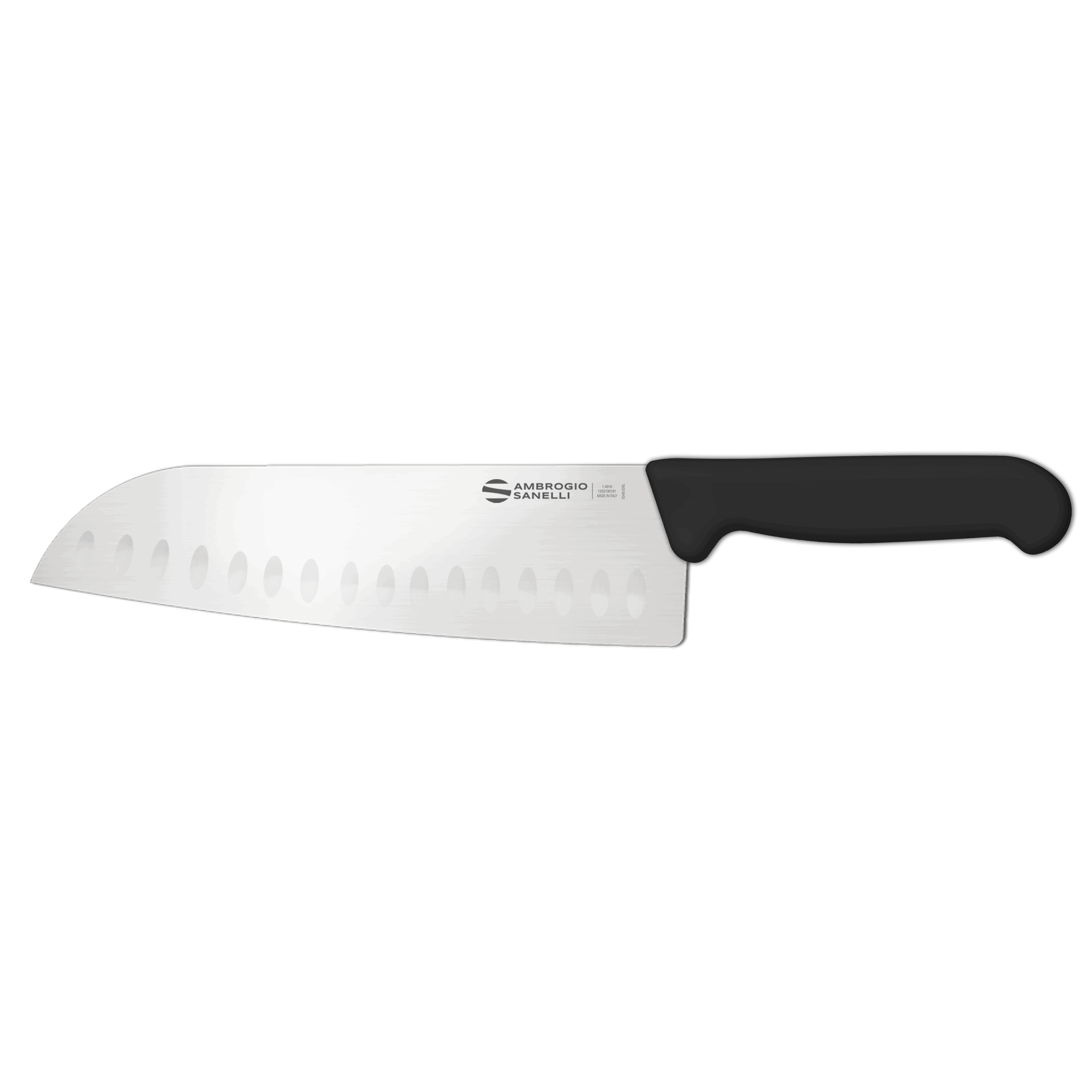 Coltello santoku lama alveolata supra cm.20