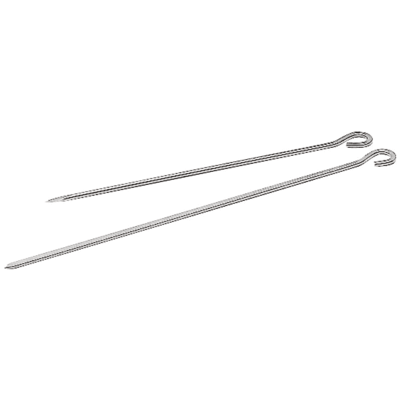 Confezione 10 spiedini accaio inox cm.20