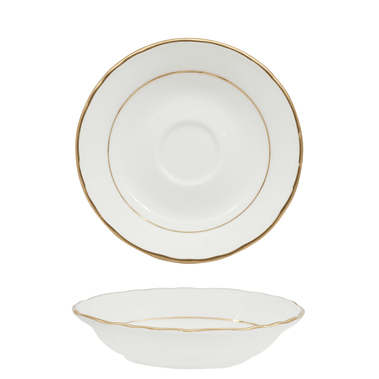 Piattino per tazzina espresso diana gold cm.12