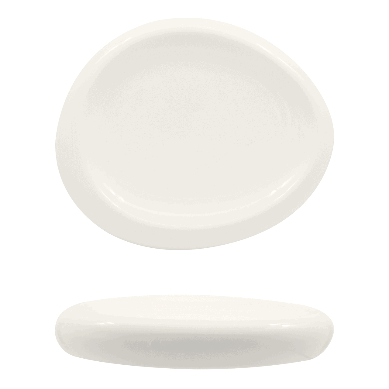 Piatto alto ovale selecta cm.20,6×16