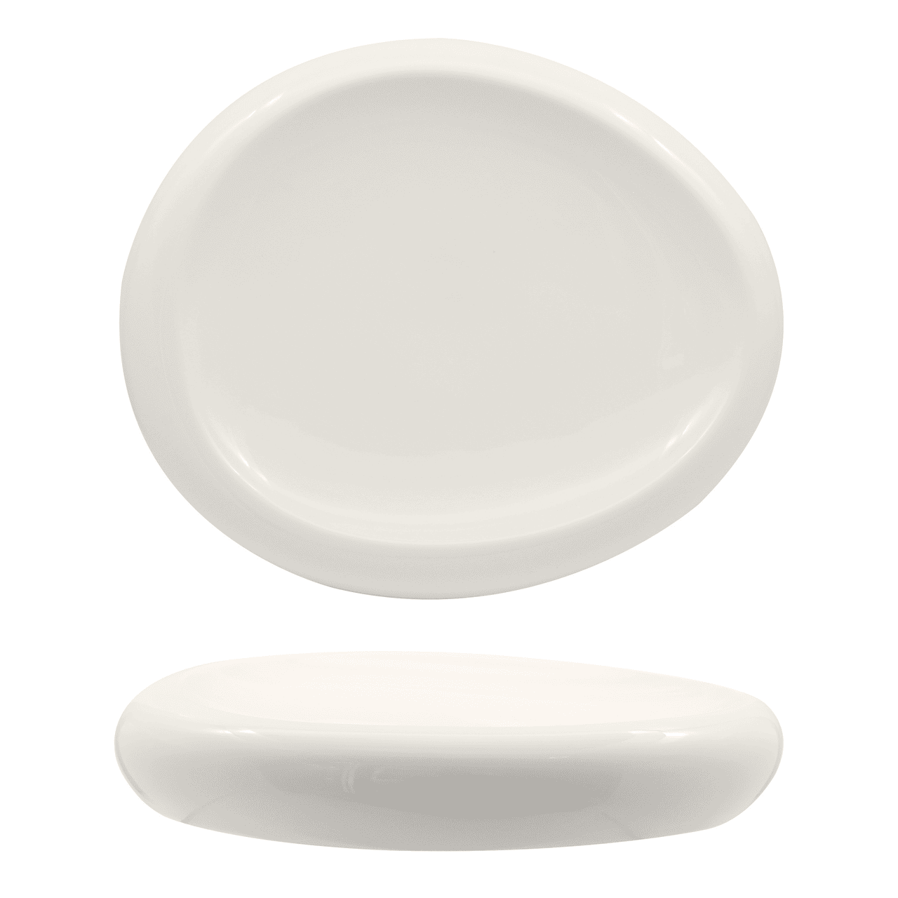 Piatto alto ovale selecta cm.30,6×25,7