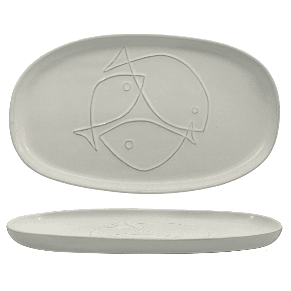 Piatto ovale pelago cm.37,5×21,5