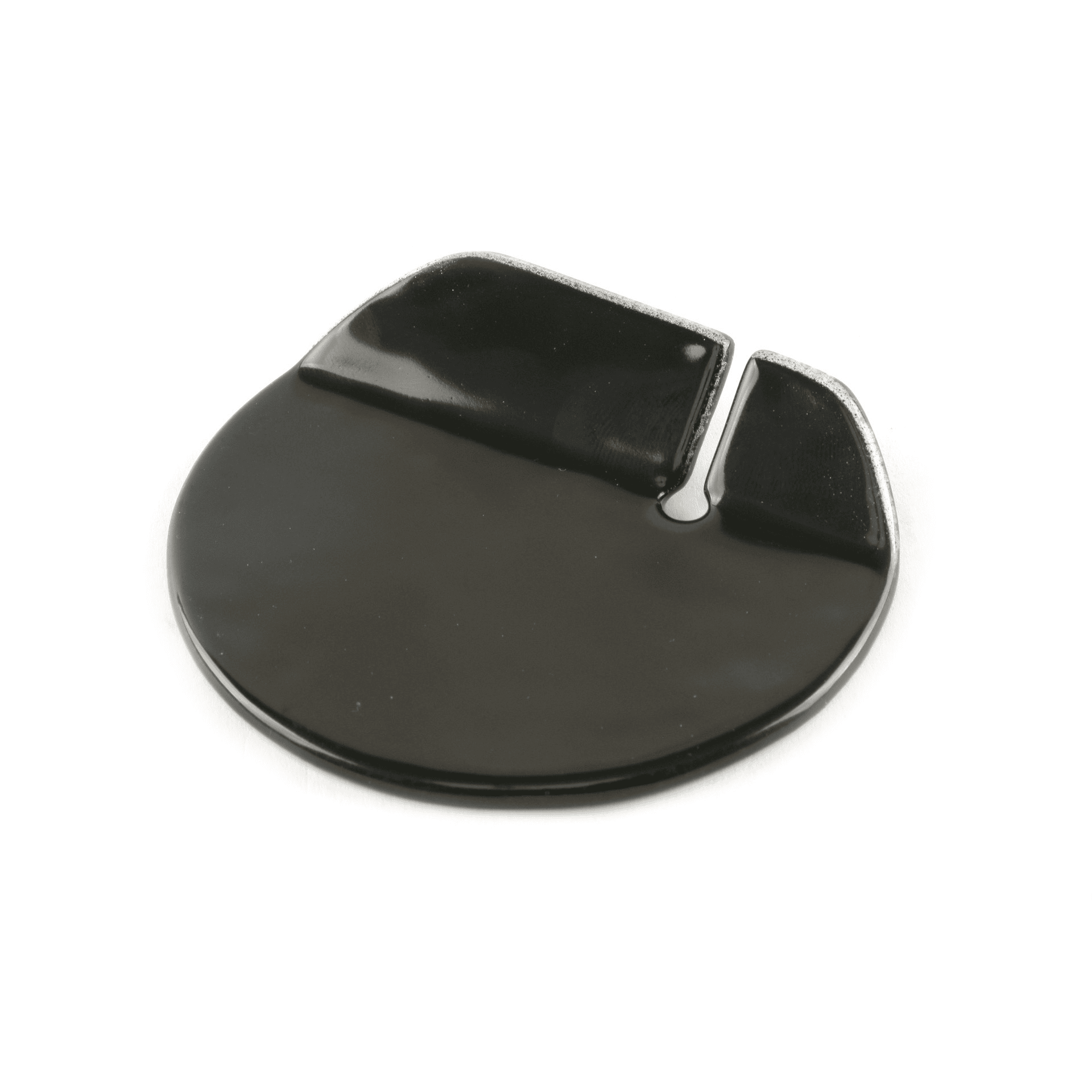 Poggiaposatate nero lucido round cm.10