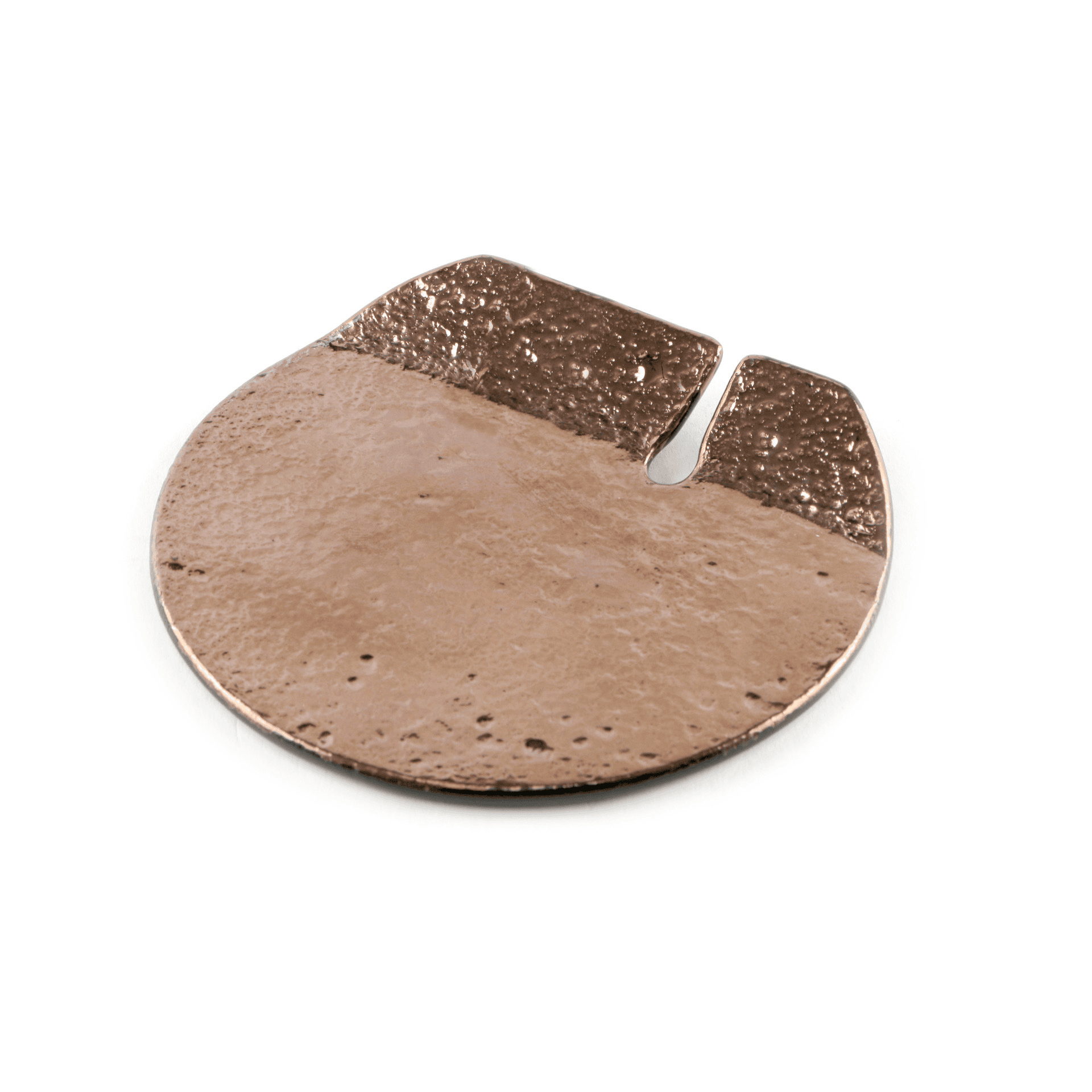 Poggiaposatate nero rame round cm.10