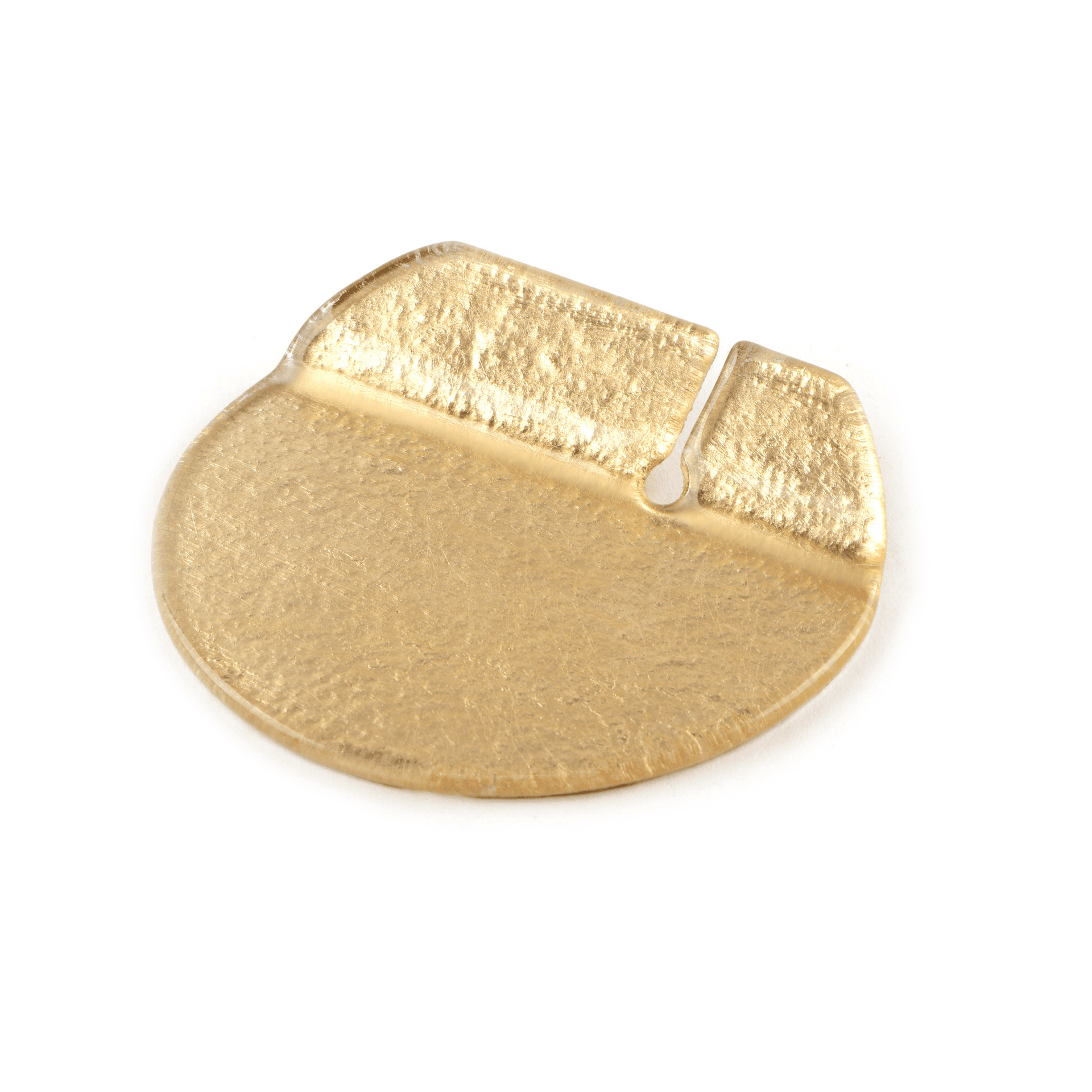 Poggiaposatate oro round cm.10