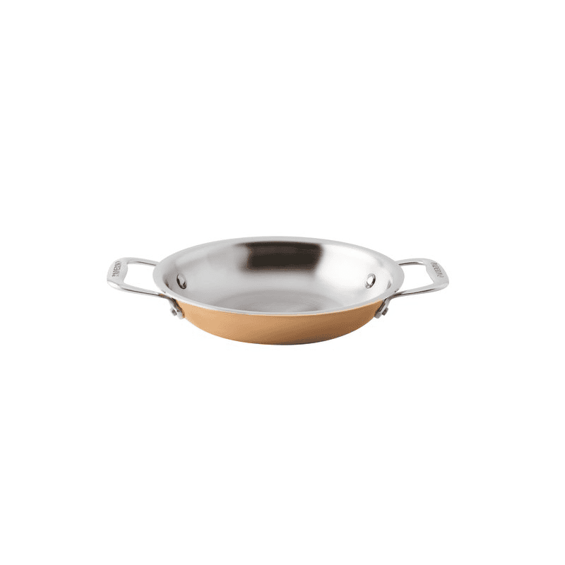 Tegamino basso gratin due maniglie mini cookware series 15600 3-ply cm.16