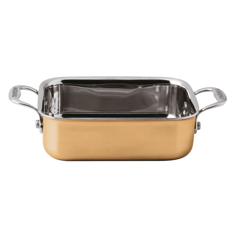 Tegamino rettangolare due maniglie mini cookware series 15600 3-ply cm.12×10