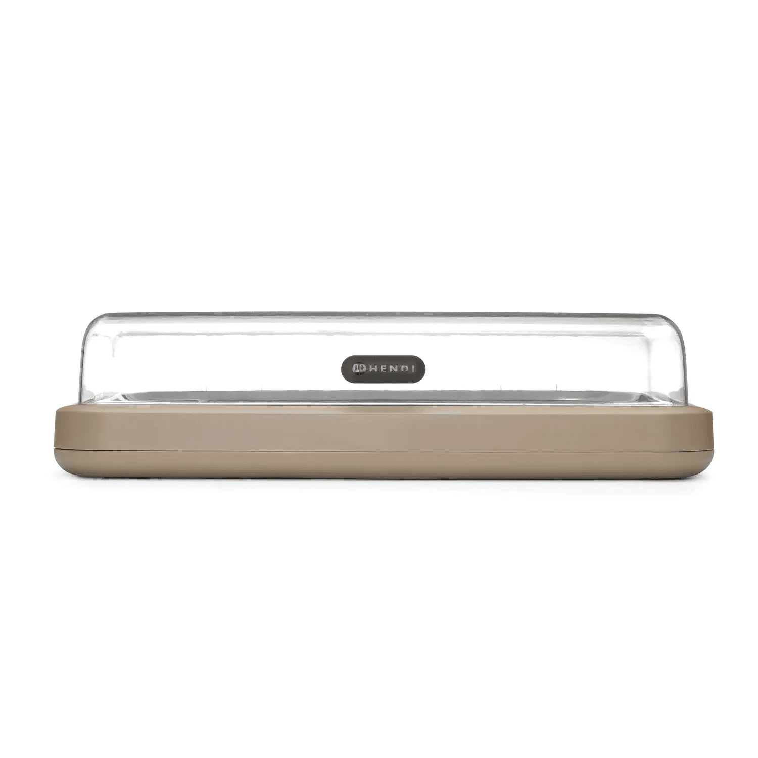 Vassoio vetrinetta con elemento raffreddante e coperchio uniq beige gn 1/1
