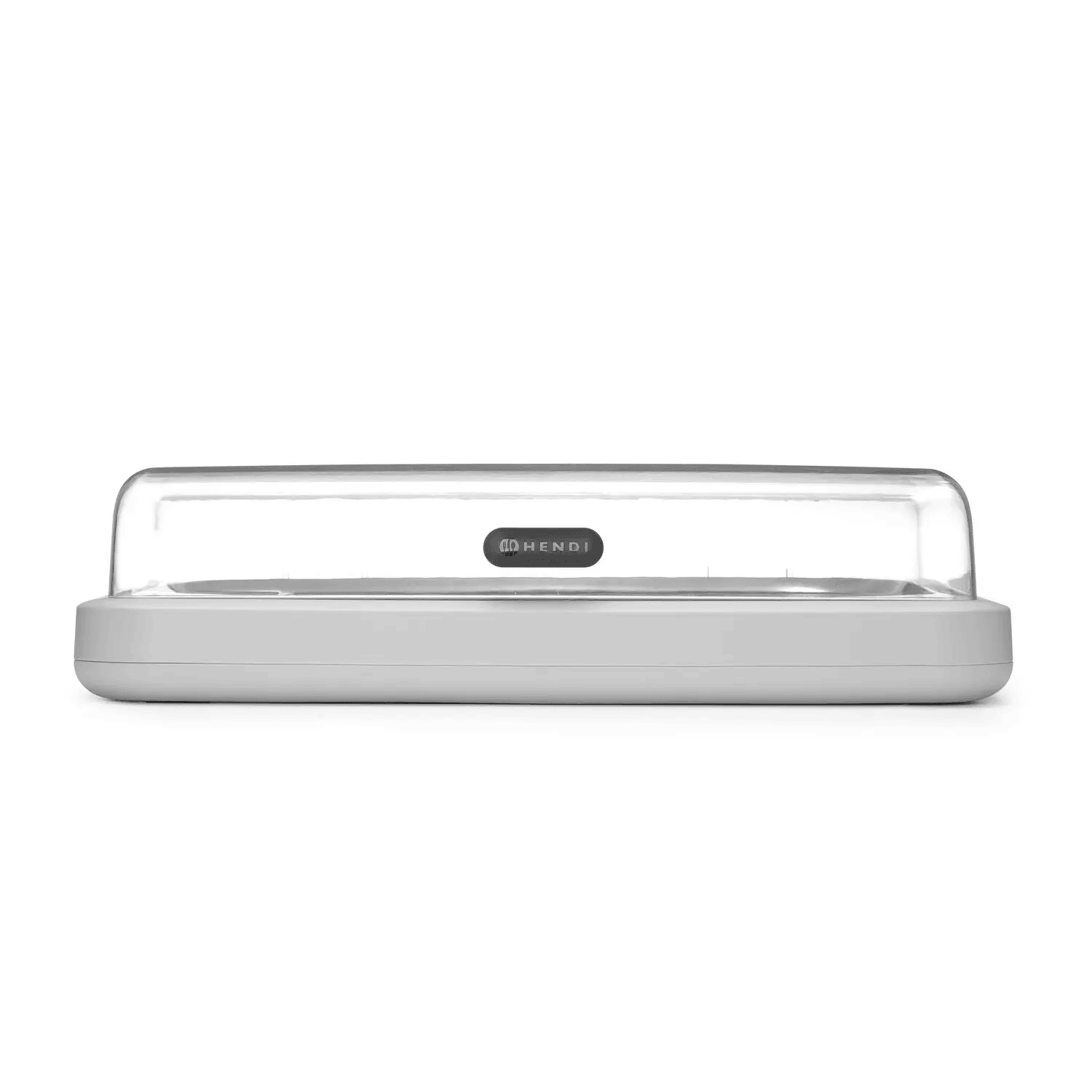 Vassoio vetrinetta con elemento raffreddante e coperchio uniq bianco gn 1/1