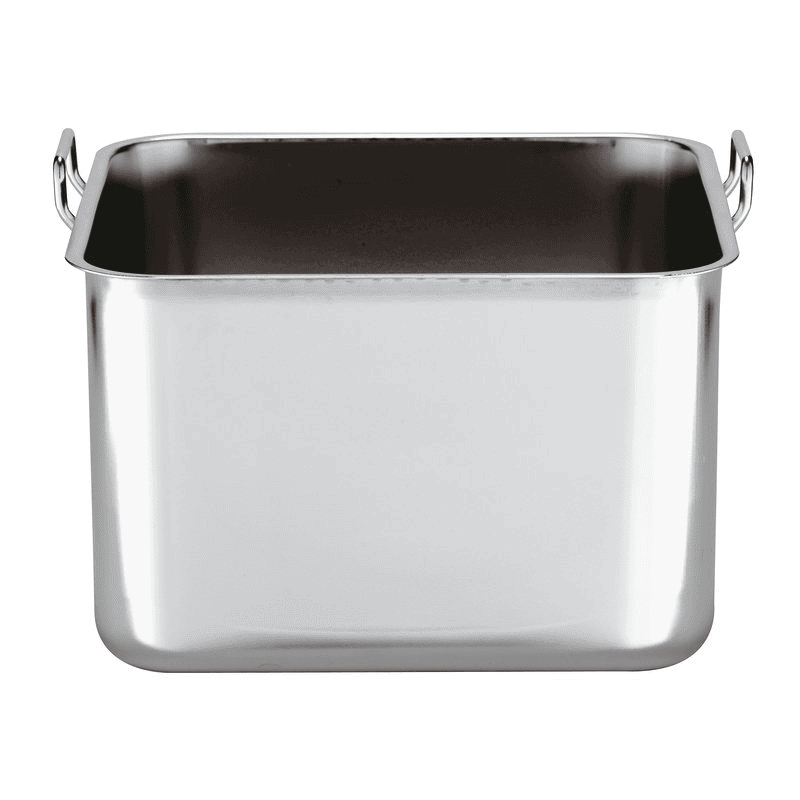 Bagno-maria impilabile inox cm.24x24x16h