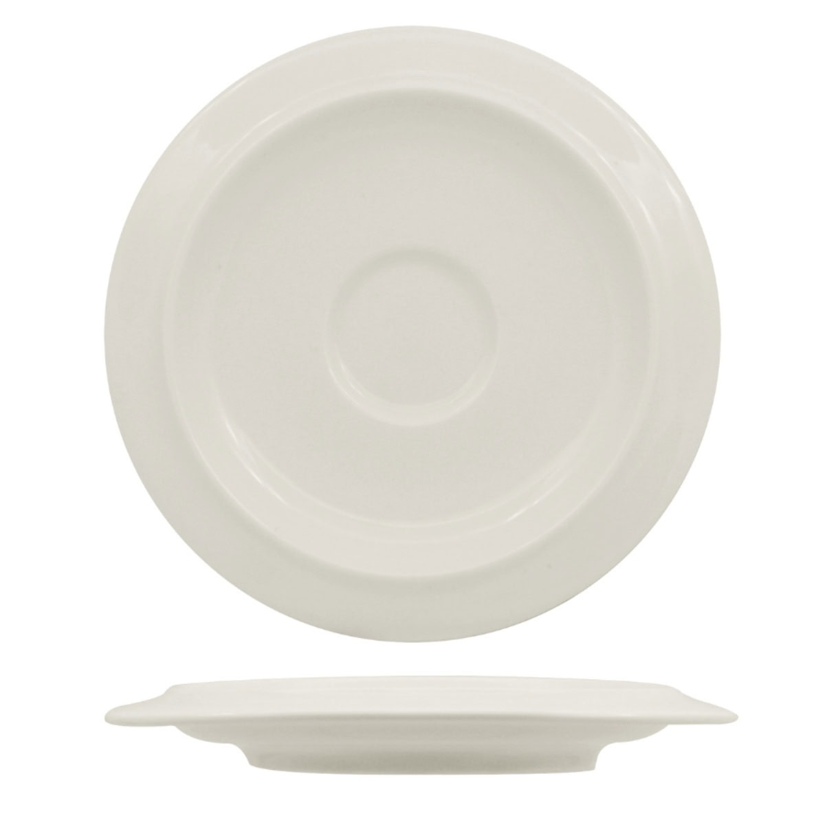 Piattino per tazza espresso kama bianco cm.12