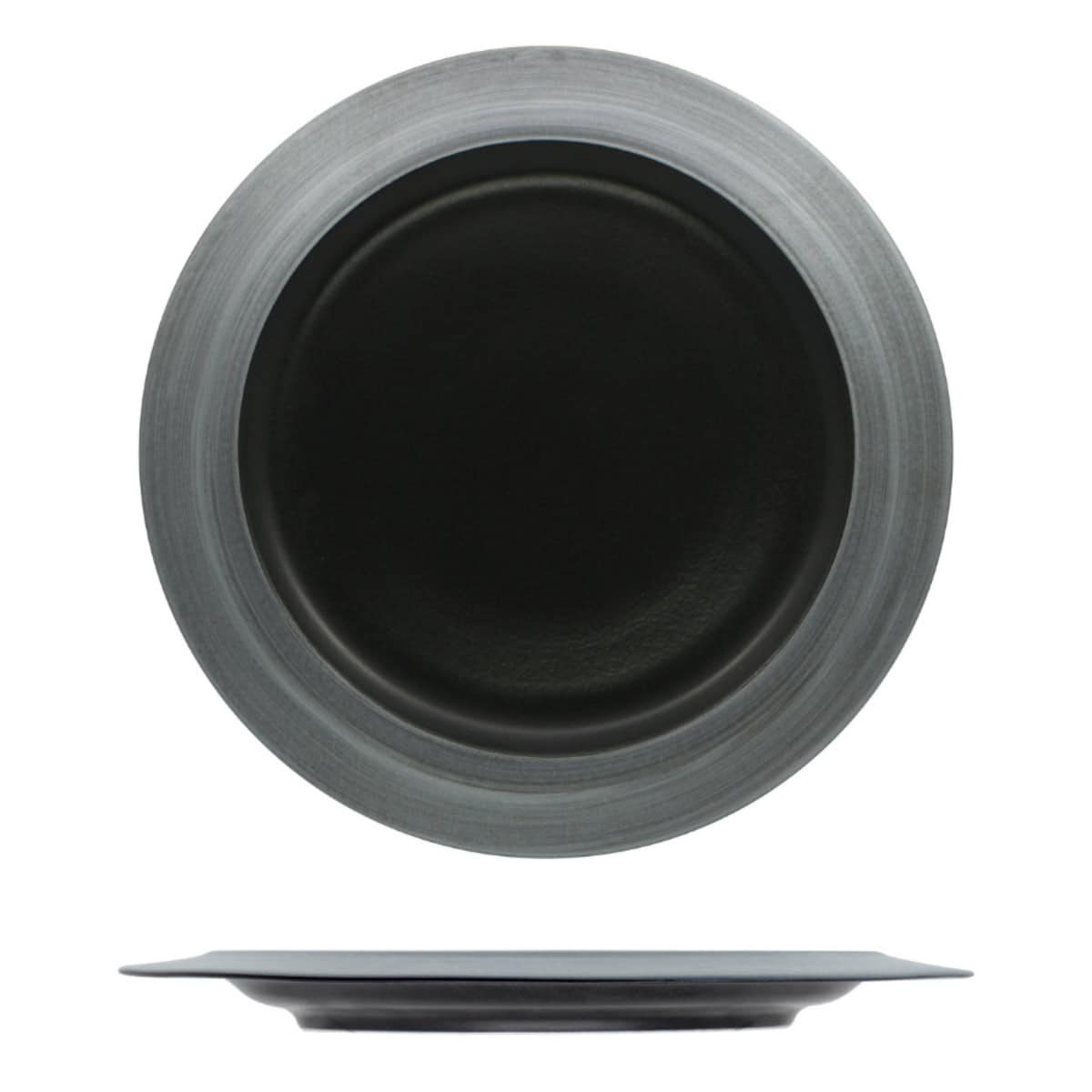 Piatto frutta kama argento cm.21