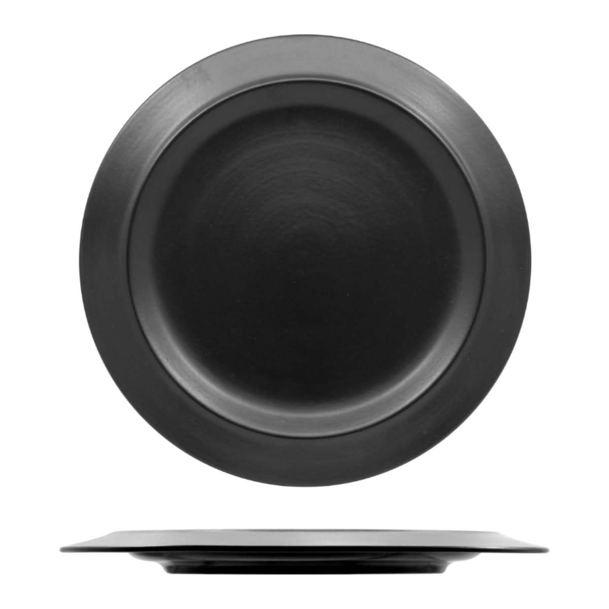 Piatto frutta kama nero opaco cm.21