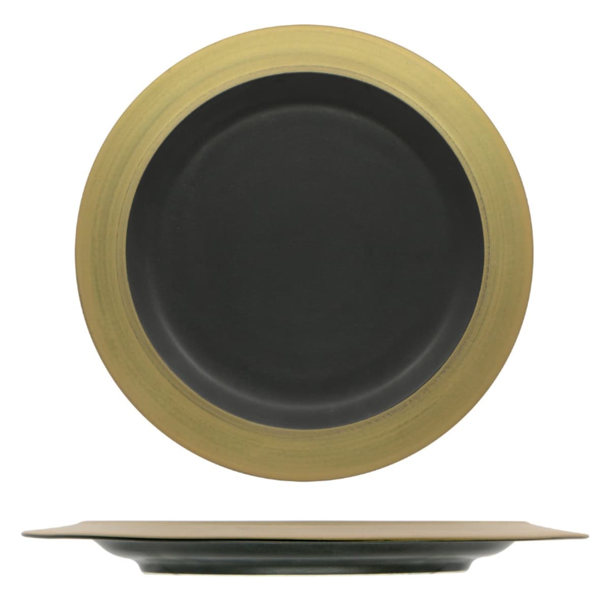 Piatto frutta kama oro cm.21