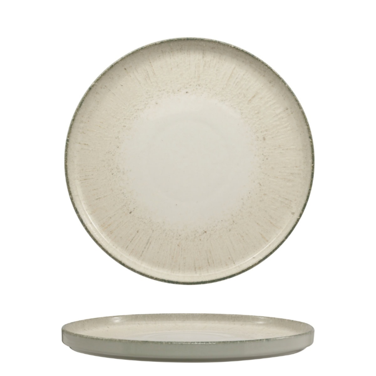 Piatto frutta nordic grey iris cm.21